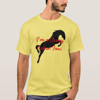 Ich der Männer bin ein verrückter Pferdefan-T - T-Shirt