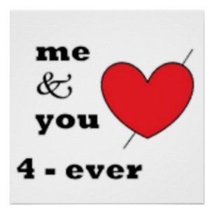 ICH & DICH 4-JE POSTER