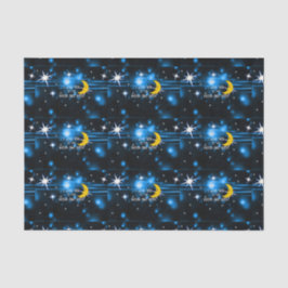 Ich  dich zum Mond und zurück - Starry Sky Seidenpapier