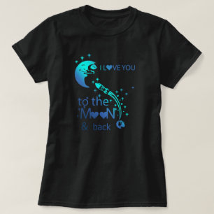 Ich  dich zum Mond und zurück T-Shirt