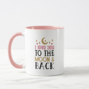 Ich  dich zur Mond-und-Back-Tasse Tasse