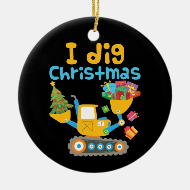 Ich Dick Weihnachtsgrabmal Xmas Keramik Ornament (Vorne)