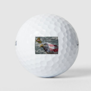 Ich diente - Irak-Kampf-Veteran Golfball