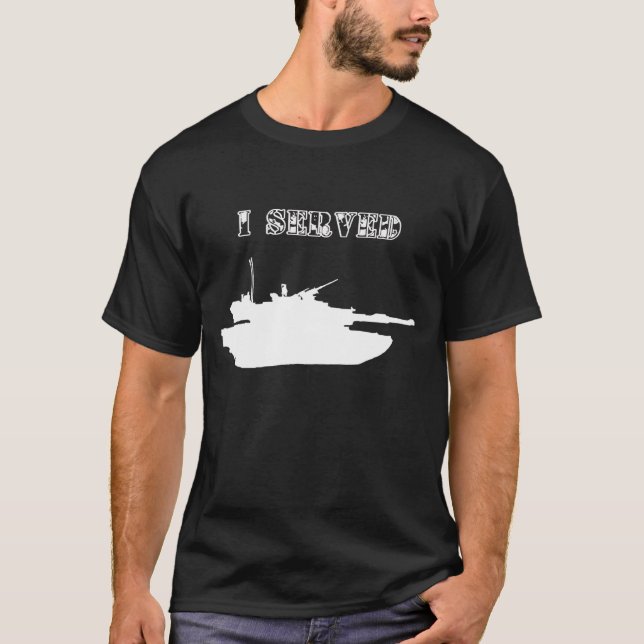Ich diente: M1 Abrams T-Shirt (Vorderseite)