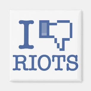 ICH DISKUTIERE RIOTS MAGNET