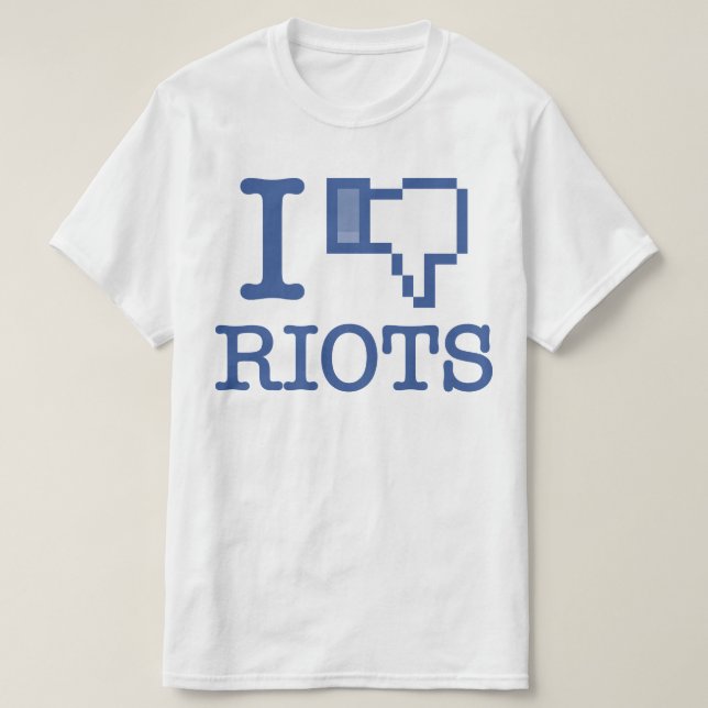 ICH DISKUTIERE RIOTS T-Shirt (Design vorne)