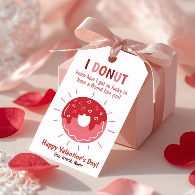 Ich Donut Weiß Wie Glücklich Valentinsgeschenk-Anh Geschenkanhänger (Von Creator hochgeladen)