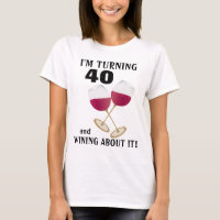Ich drehe 40 und wining Glitterweingläser