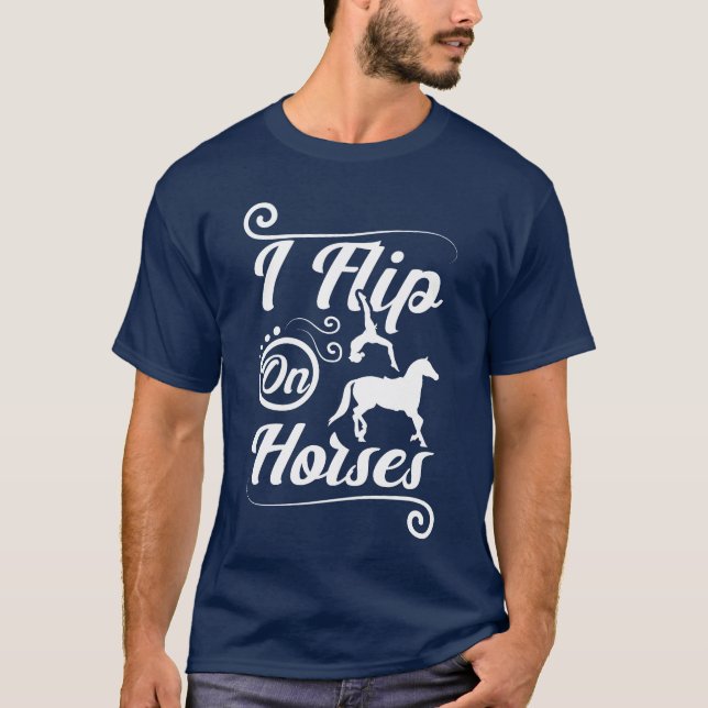 Ich drehte auf Pferdejunge T-Shirt (Vorderseite)