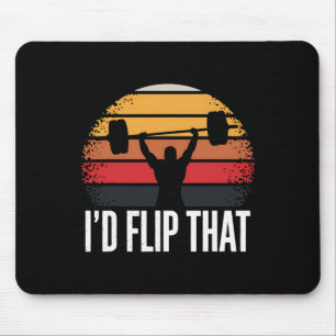 Ich Drehte, dass Gym Bodybuildi trainieren würde Mousepad