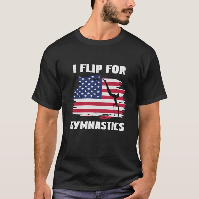 Ich Drehte für Gymnastik, Backflip T-Shirt (Vorderseite)