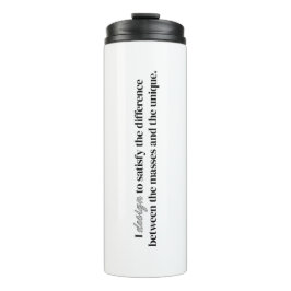 Ich entwarme einen Thermaltumbler Thermosbecher