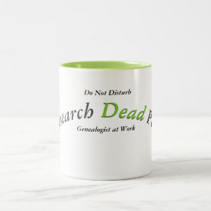 Ich erforsche Tote... Zweifarbige Tasse