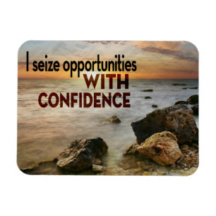 "Ich ergreife Chancen" Motivation Affirmation Magnet