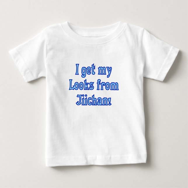 Ich erhalte meine Blicke von Jiichan Baby T-shirt (Vorderseite)