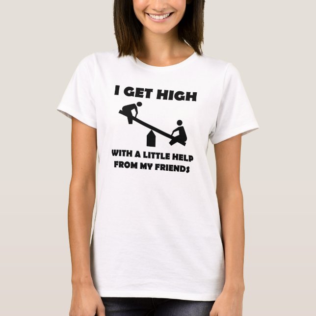 Ich erhalte mit einer wenig Hilfe von meinen T-Shirt (Vorderseite)