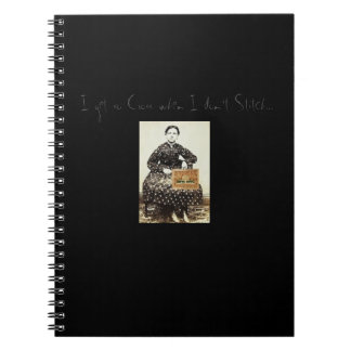 "Ich erhalte so Quer." Notizbuch von Notforgotten Notizblock