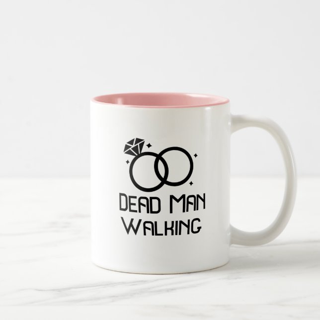 Ich erhalte verheiratetem Bräutigam lustiges Zweifarbige Tasse (Rechts)