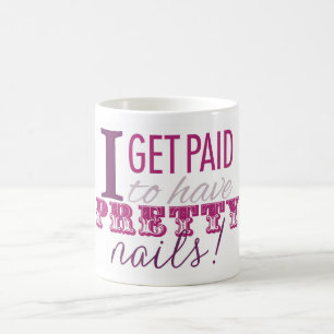 Ich erhalte zahlend, hübsche Nagel-Tasse zu haben Kaffeetasse