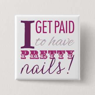 Ich erhalte zahlend, hübschen Nagel-Knopf zu haben Button