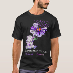 Ich erinnere mich an Alzheimer's Awareness Niedlic T-Shirt
