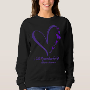 Ich erinnere mich an Alzheimer's Bewusstsein für S Sweatshirt