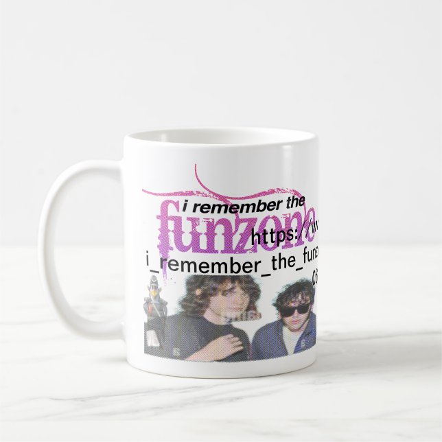 Ich erinnere mich an die Funzone-Tasse Kaffeetasse (Links)