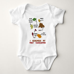 Ich erinnere mich an meinen ersten Erntedank Baby Strampler