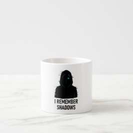 Ich erinnere mich an Schatten - geflochtene Abbild Espressotasse