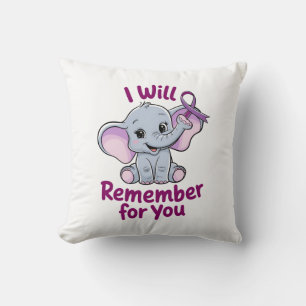 Ich erinnere mich für Sie an die Niedliche Elefant Kissen