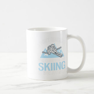 Ich erinnere mich nicht an die Frage, aber Skifahr Kaffeetasse