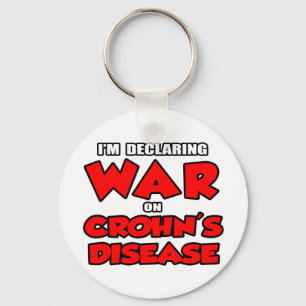 Ich erkläre den Krieg gegen Morbus Crohn Schlüsselanhänger