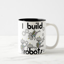 Ich errichte Roboter Zweifarbige Tasse
