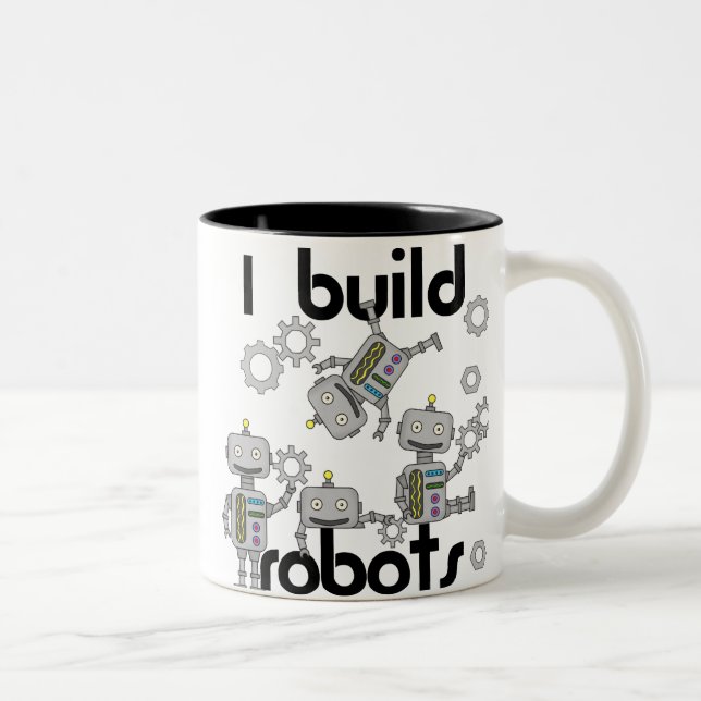 Ich errichte Roboter Zweifarbige Tasse (Rechts)