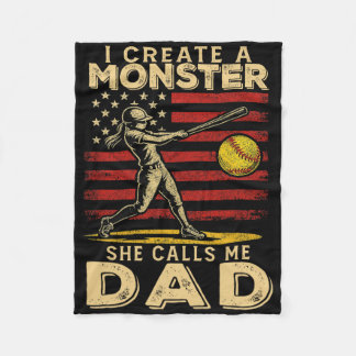 Ich erschuf ein Monster, sie nennt mich Dad Softll Fleecedecke