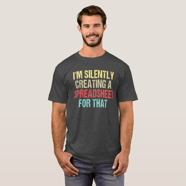 Ich erstelle dafür still und leise eine Tabelle T-Shirt (Vorne ganz)