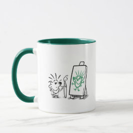 ICH ERSTELLE DAHER I ART! VON Jeff Willis Art Tasse