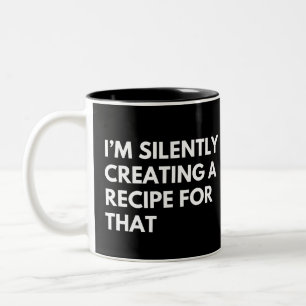 Ich erstelle still ein Rezept für diesen lustigen Zweifarbige Tasse