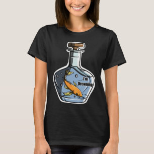 Ich ertrinke, Fisch T-Shirt
