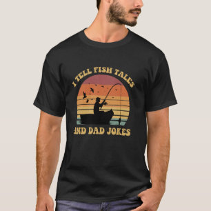 Ich erzähle Fischgeschichten und Papa-Witze zum Va T-Shirt