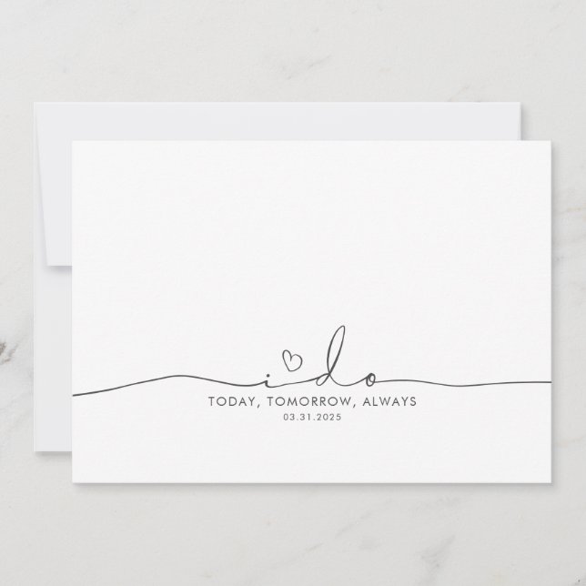 Ich erzähle meine Botschaft am Hochzeitstag (Vorderseite)