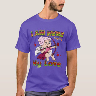 Ich erzähle meine Liebe Paare Design Retro T-Shirt