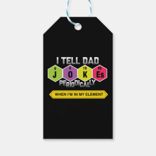Ich erzähle Vater Jokes regelmäßig Geschenkanhänger