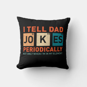 Ich erzähle Vater Jokes regelmäßig lustige Väter Kissen