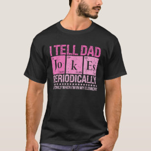 Ich erzähle Vater Jokes regelmäßig lustige Wissens T-Shirt