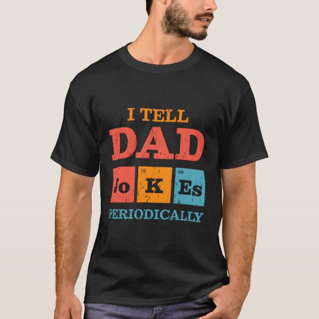 Ich erzähle Vater Jokes regelmäßig T-Shirt (Vorderseite)