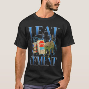 Ich esse Cement verfluchte Katze Funny Odly spezif T-Shirt