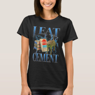 Ich esse Cement verfluchte Katze Funny Odly spezif T-Shirt