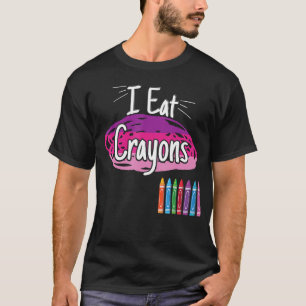 Ich esse Crayons Crayon T-Shirt