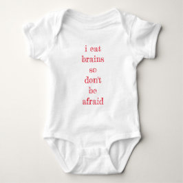 Ich esse Gehirne Baby Strampler